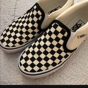 KIDS CHECKERBOARD SLIP-ON